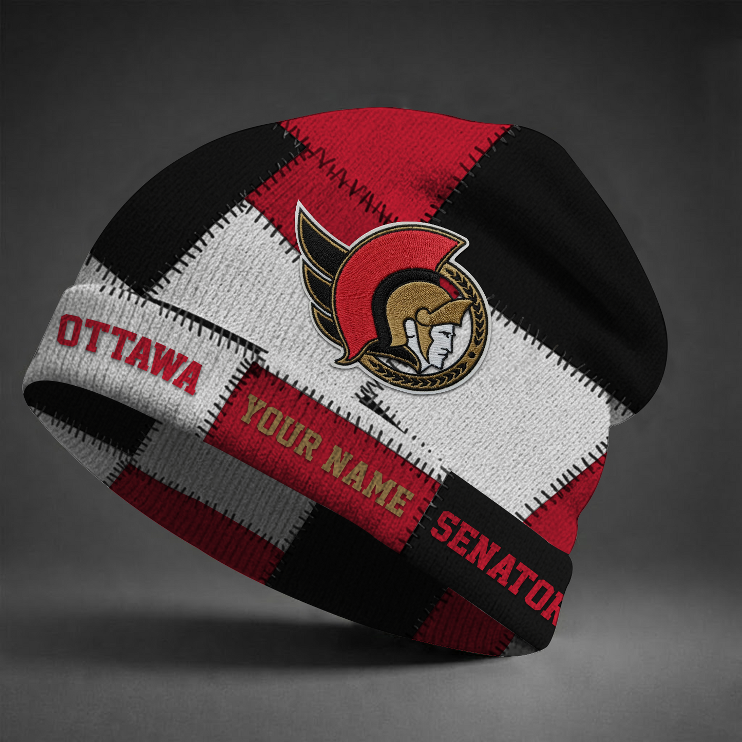 OTT X NHL Custom Name Beanie Hat Gifts For Fans - Limited Edition NAK NHT