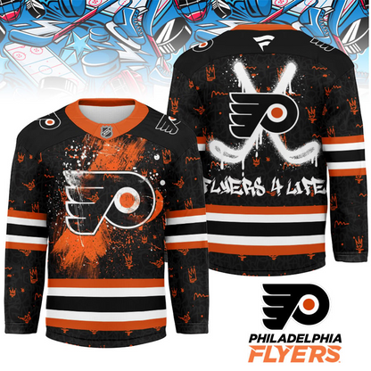 PF Premium NHL Graffiti My Team 4 Life Hockey Jersey DDT NTL