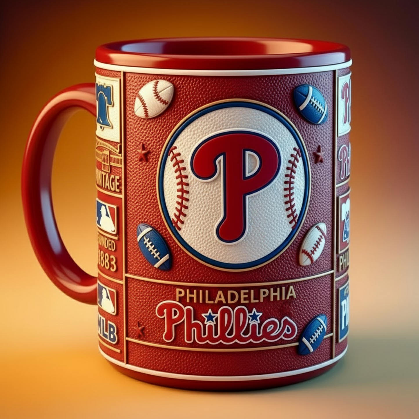 PHI X MLB football team Mug Series - Limited Edition Collectible NAK NHT