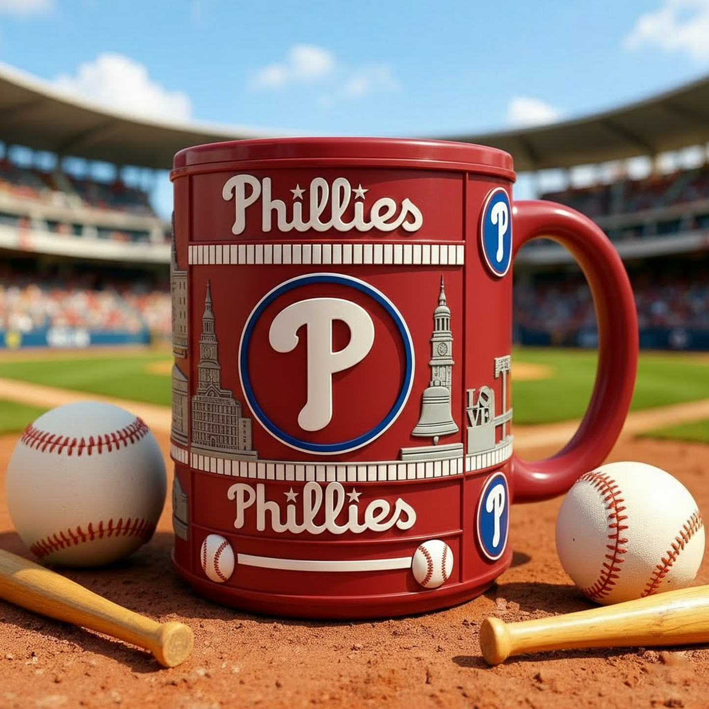 PHI X MLB Iconic City Baseball Mug V1 NAK NHT