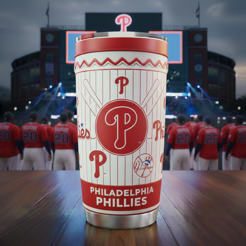 PHI x MLB Sporty looking cup with a distinct athletic feel NAK CTKT