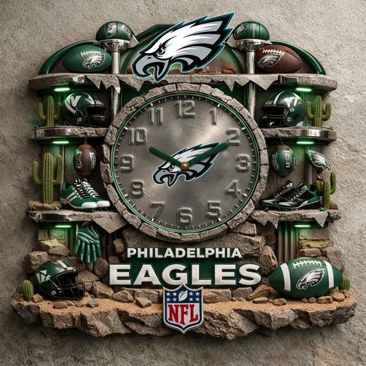 PHI X NFL Master Arena Clock NAK NHT