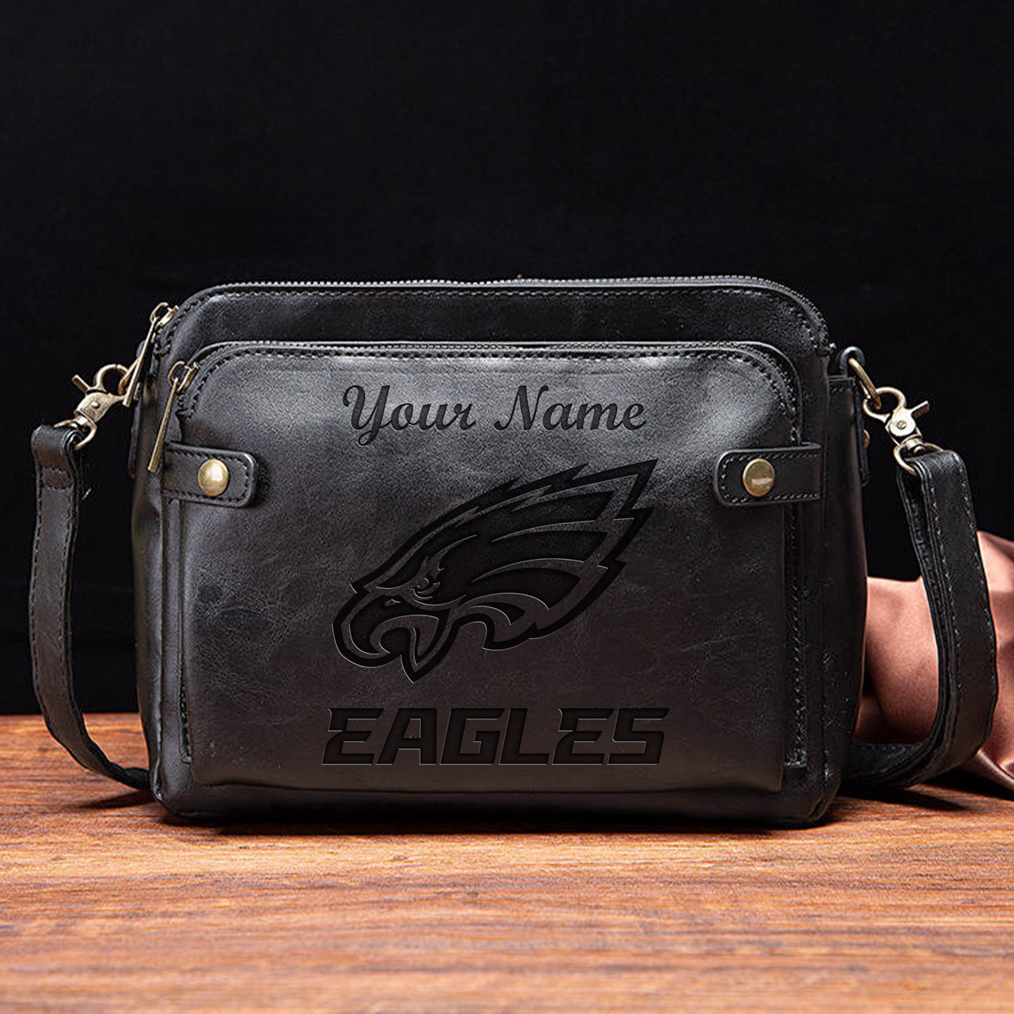PHI x NFL Shoulder Crossbody Handbag DATND TANTD