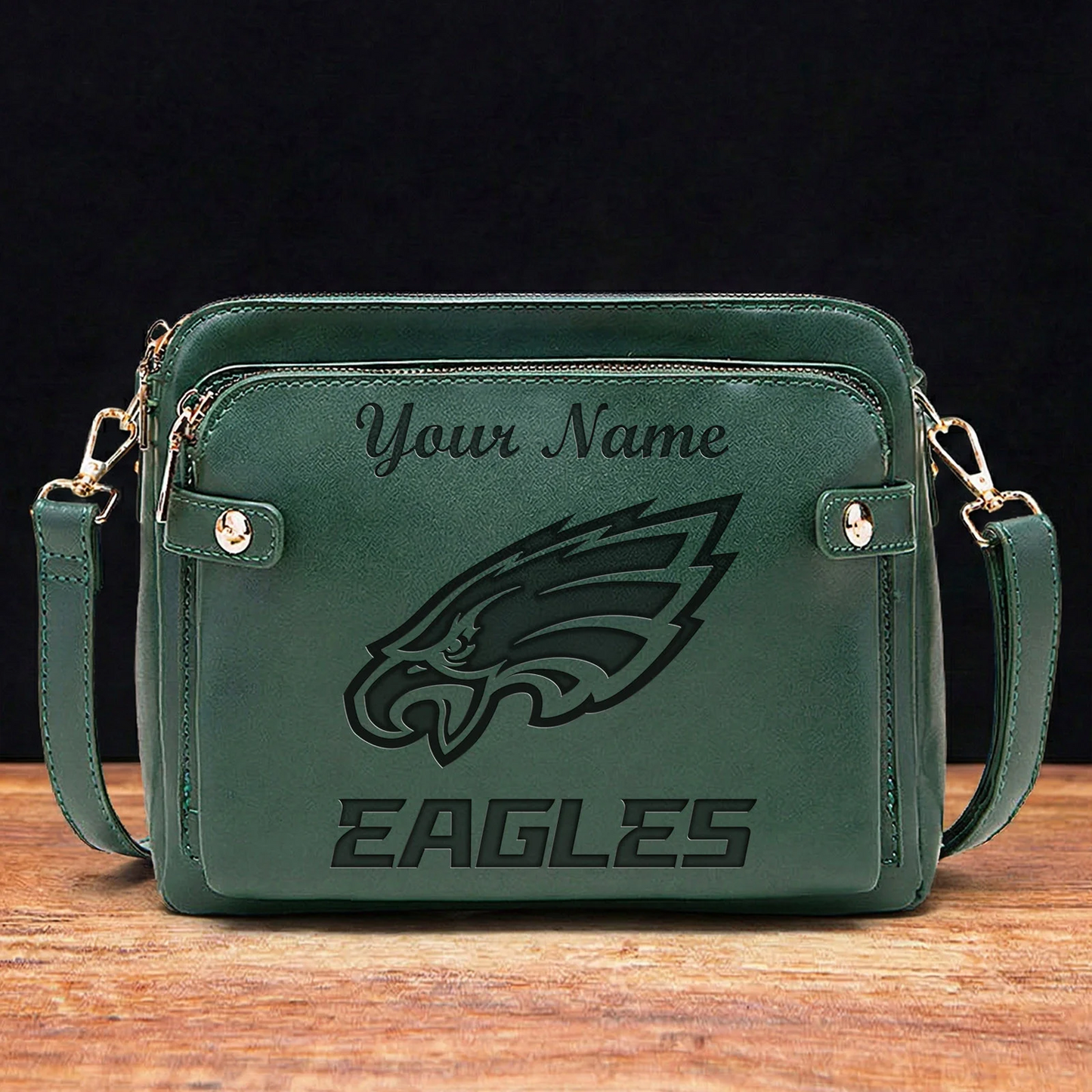 PHI x NFL Shoulder Crossbody Handbag DATND TANTD