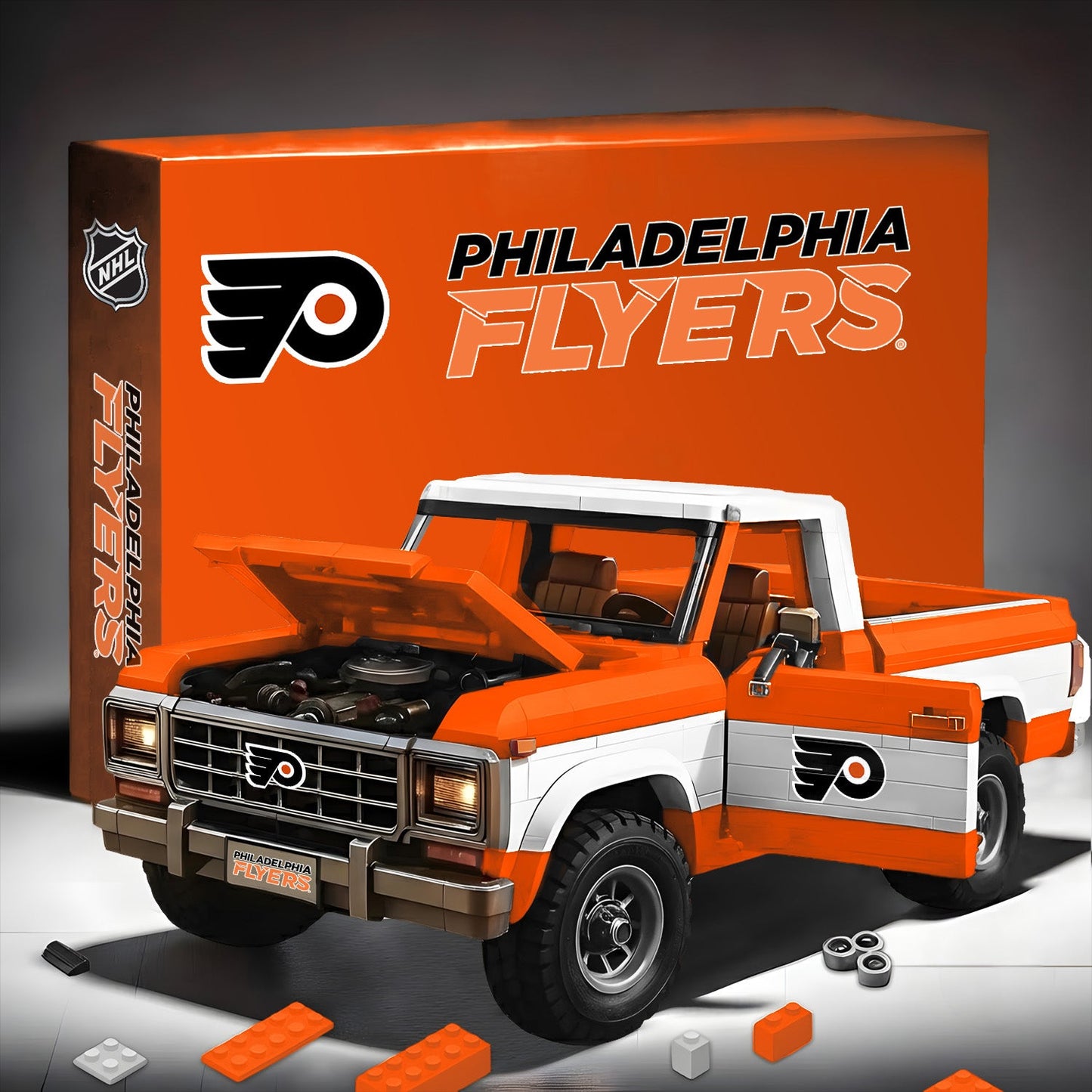 PHI x NHL 3D ford F150 buiding block Toy Set NDT LVH