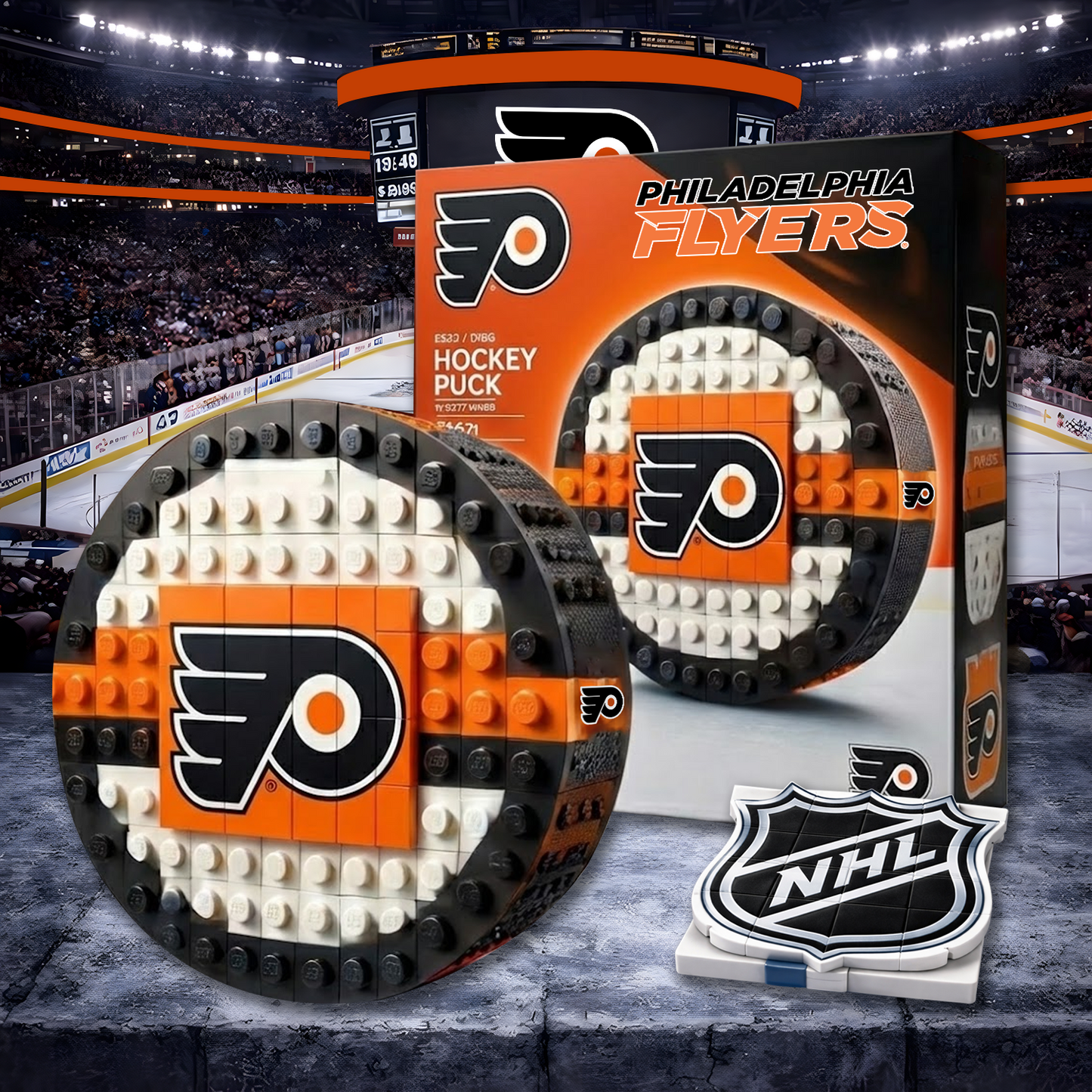 PHI X NHL Hockey Game Building Blocks NHT NAK