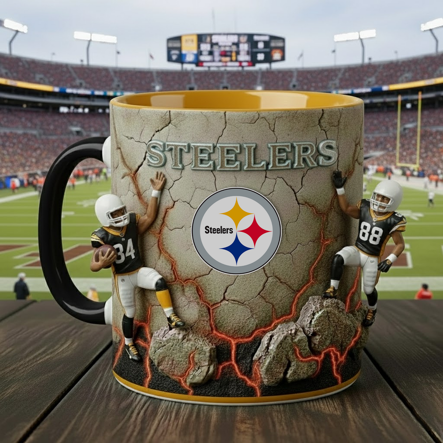 PIT X NFL Coffee Accent Mug - Personalized Gifts NAK NHT