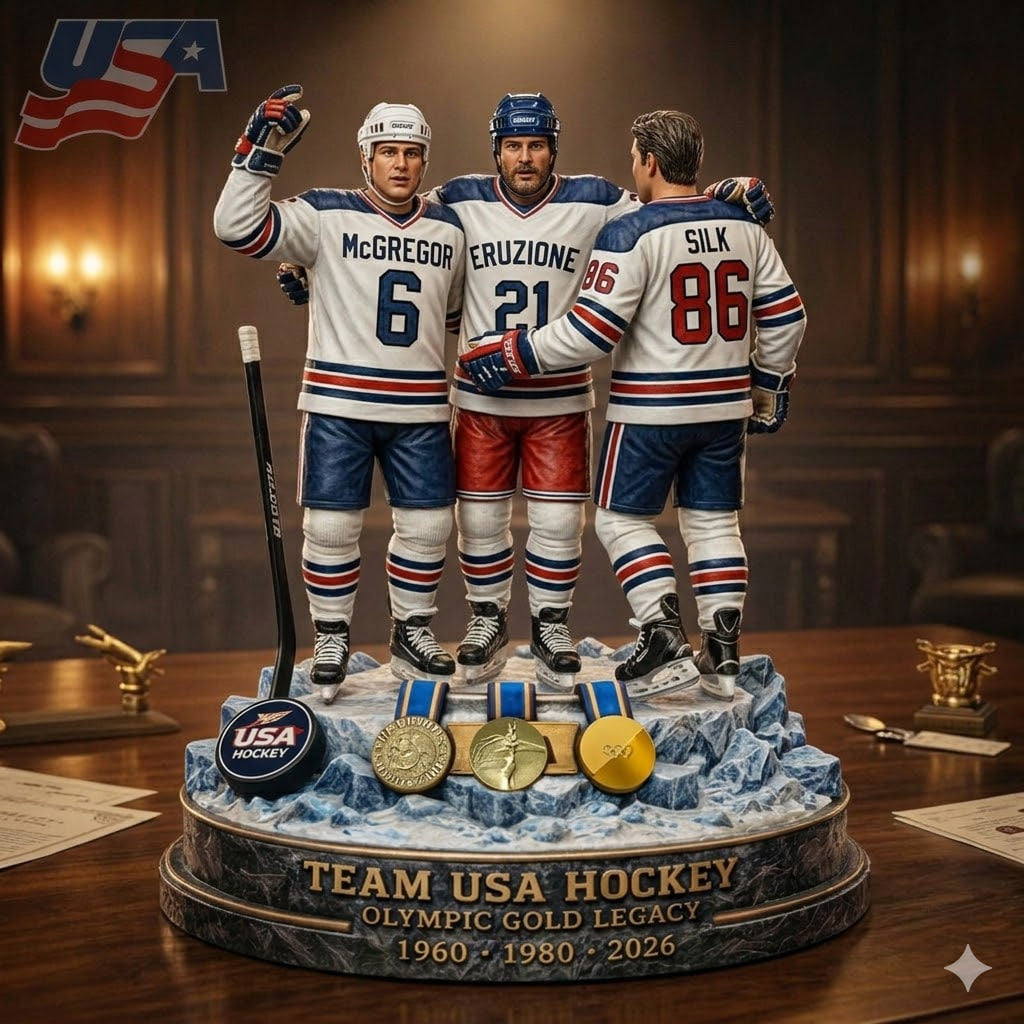 Premium Acrylic Plaque USA Ice Hockey 2026 V2 NAK NHT