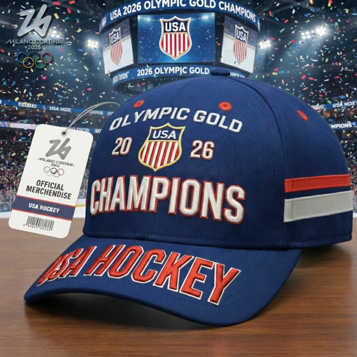 PREMIUM CAP USA ICE HOCKEY 2026 V6 NAK NHT