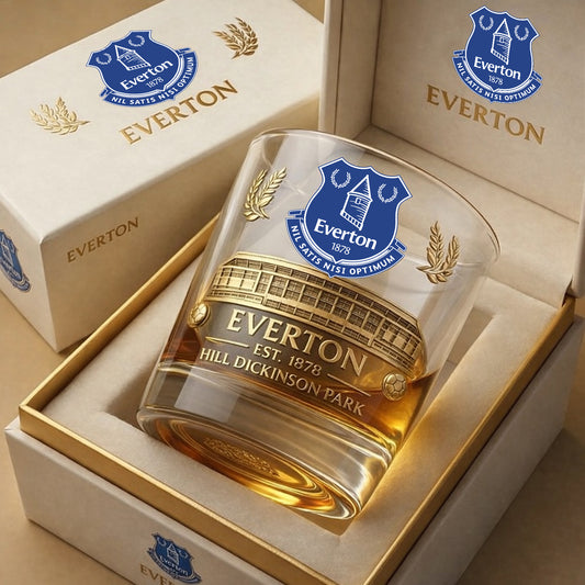 PREMIUM EPL X EVE GOLDEN STADIUM WHISKEY GLASS LIMITED EDITION NDT NHM
