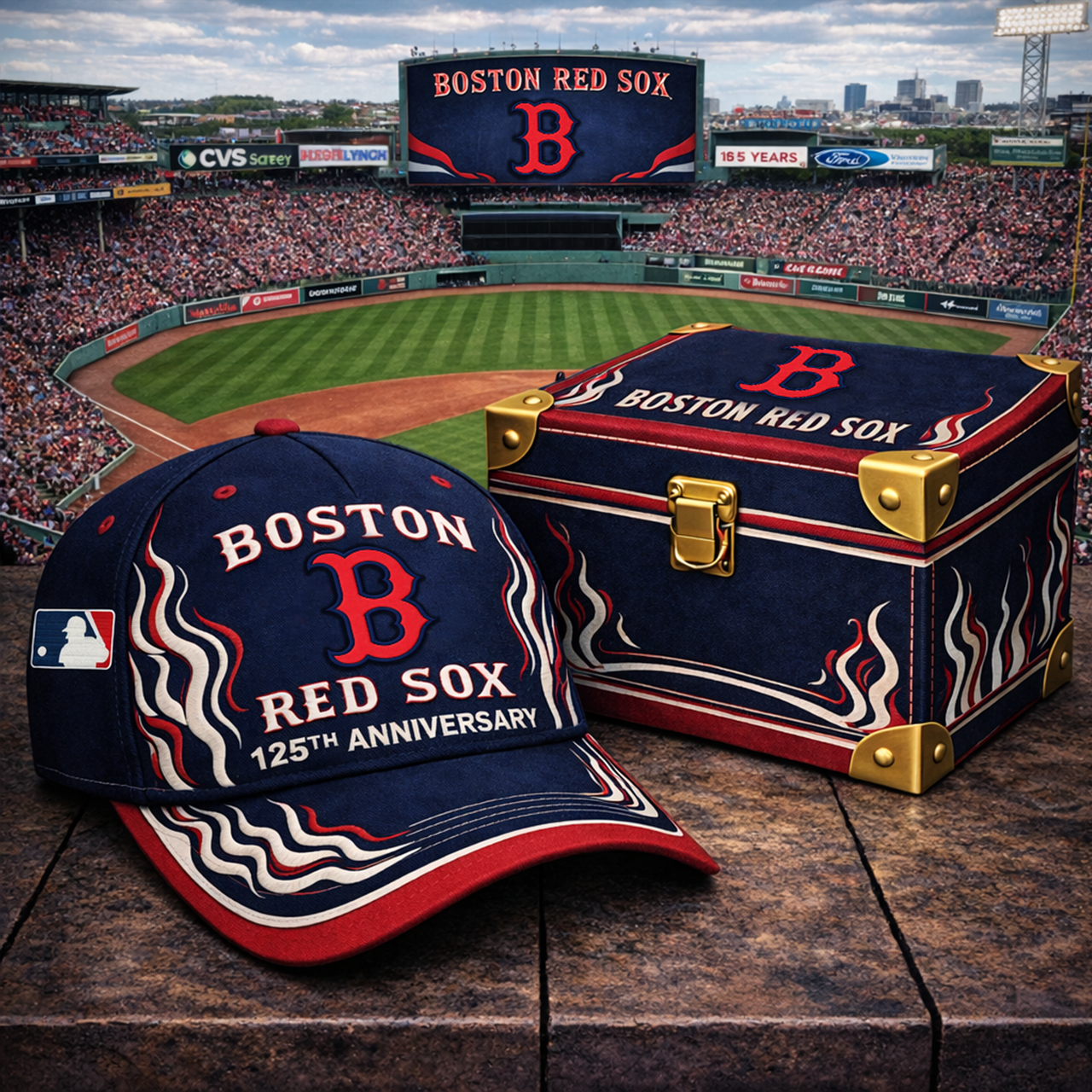Premium MLB BRS  Anniversary Flame Edition Cap V8 NMD TTV