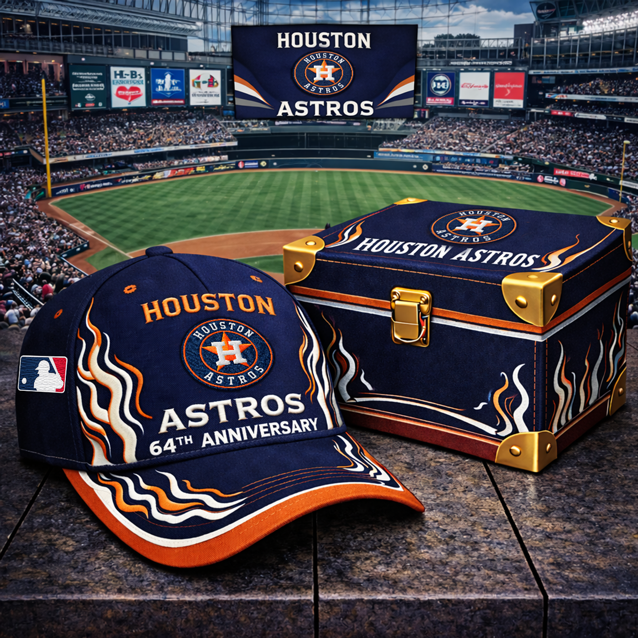 Premium MLB HA Anniversary Flame Edition Cap V8 NMD TTV