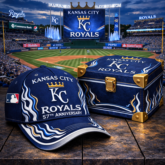 Premium MLB KCR Anniversary Flame Edition Cap V8 NMD TTV