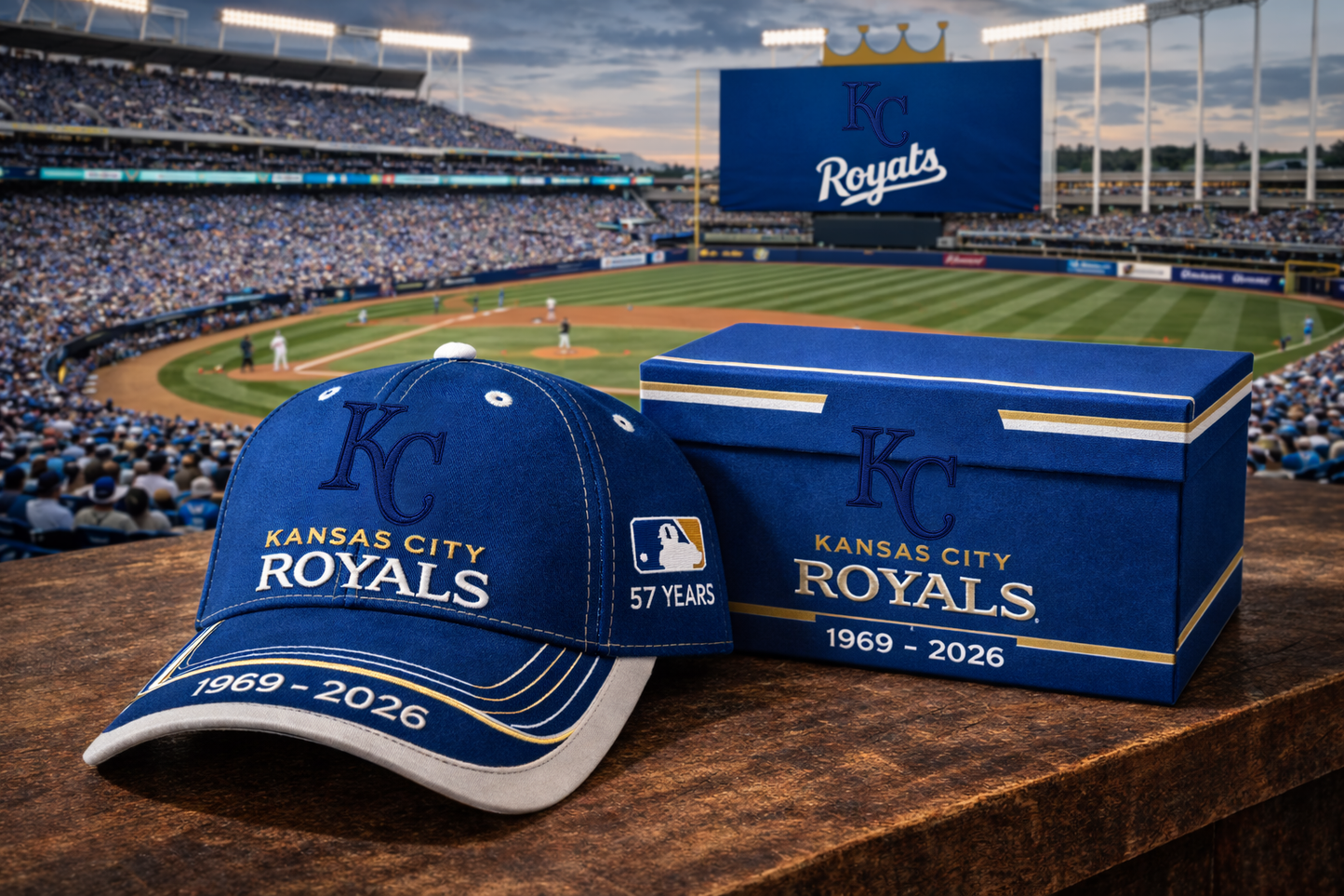 Premium MLB KCR Anniversary Hat V5 NMD CTKT