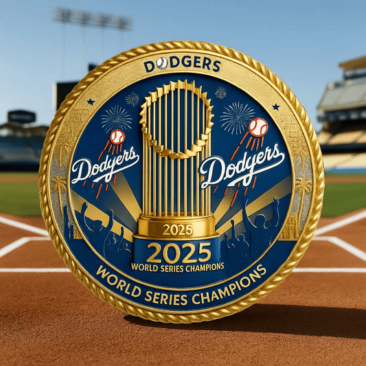 Premium MLB LAD World Series Acrylic Plaque V2 NMD TTV