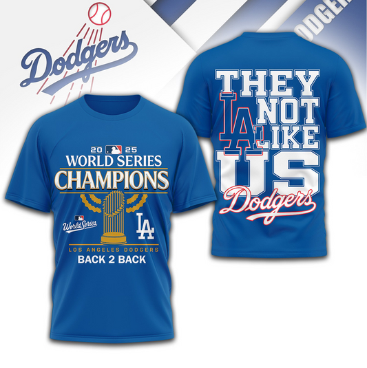 Premium MLB LAD World Series T-Shirt V19 NMD TTV