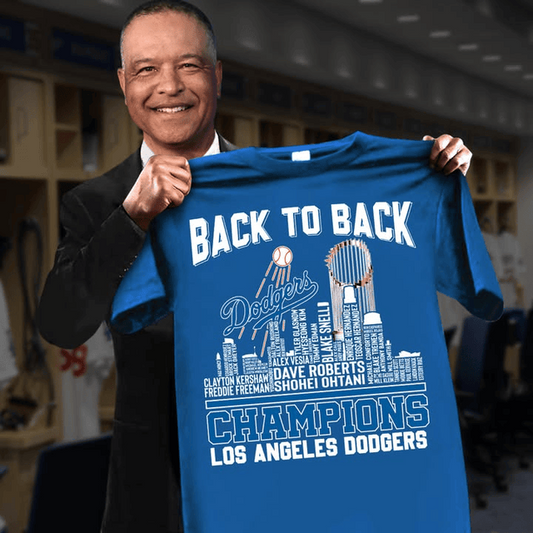 Premium MLB LAD World Series T-Shirt V5 NMD TTV