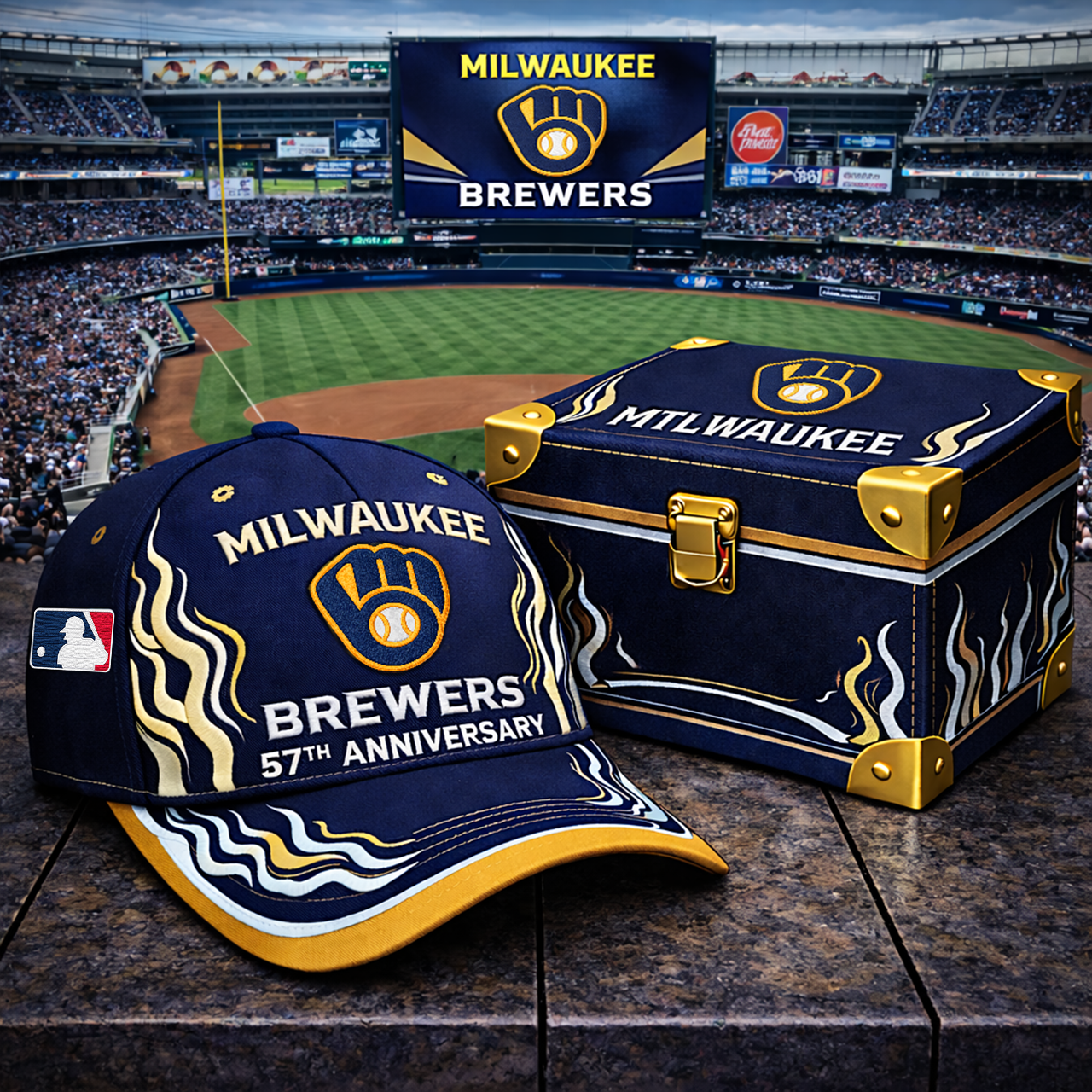 Premium MLB MB Anniversary Flame Edition Cap V8 NMD TTV