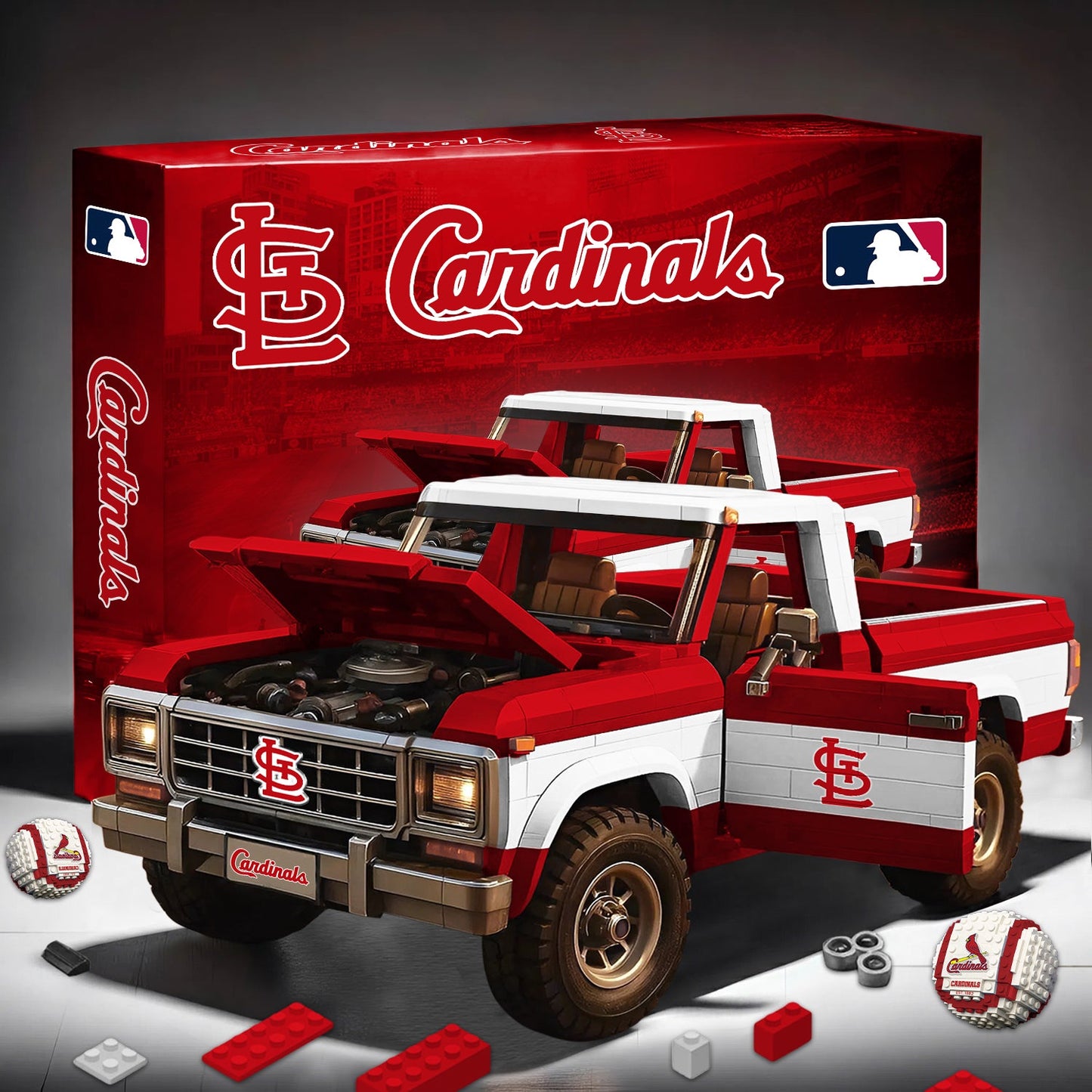 PREMIUM MLB X SLC 3D Building Blocks Truck Ford Car Model Set NDT NHM