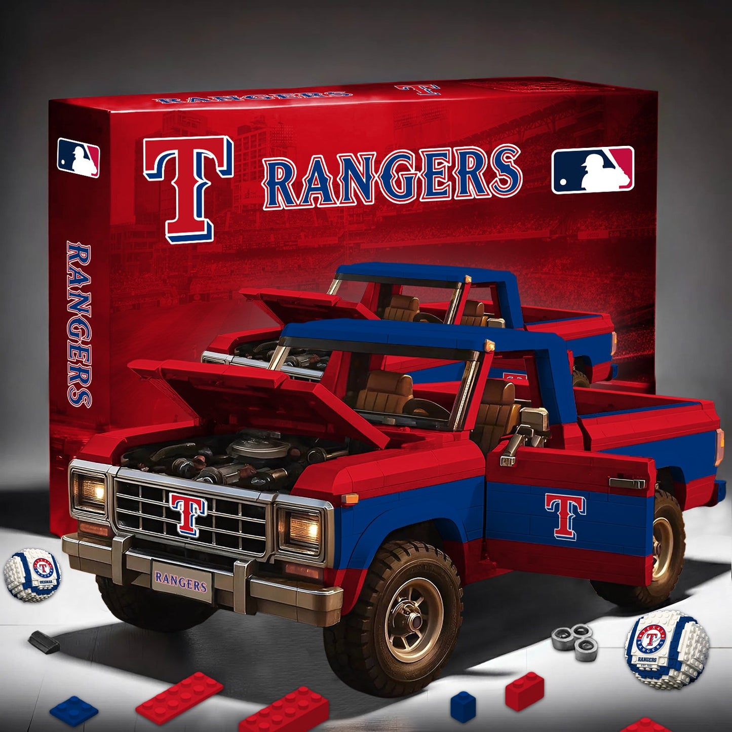 PREMIUM MLB X TR 3D Building Blocks Truck Ford Car Model Set NDT NHM