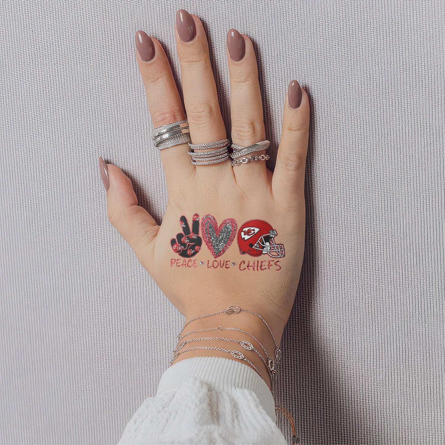 Premium NFL x KC Temporary Tattoos NDT NHM
