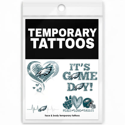 Premium NFL x PHI Temporary Tattoos NDT NHM