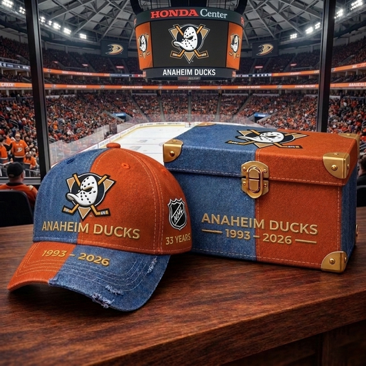 Premium NHL AD Anniversary Vintage Two-Tone Distressed Cap V11 NMD CTKT