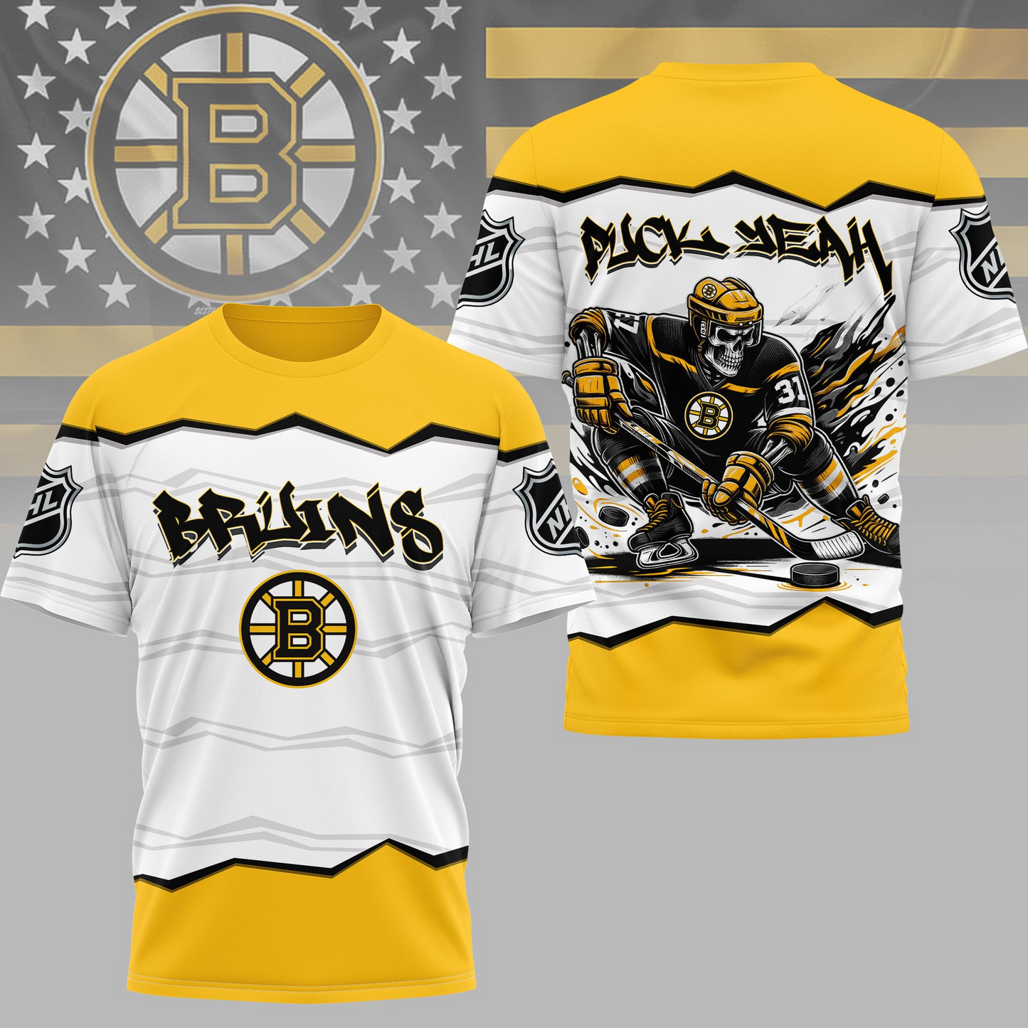 Premium NHL BB Puck Yeah T-shirt V1 NMD TTV