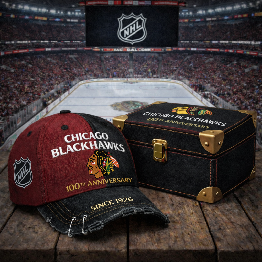 Premium NHL CB Anniversary Vintage Crackle Hat V7 NMD CTKT