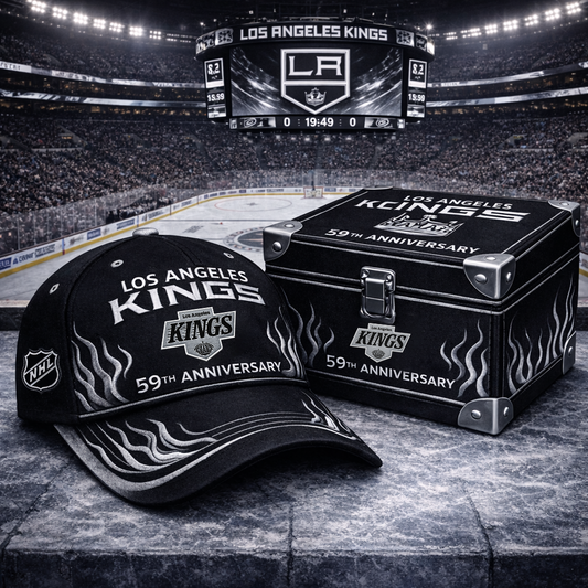 Premium NHL LAK Anniversary Flame Edition Cap V8 NMD CTKT