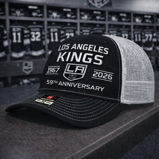 Premium NHL LAK Anniversary Trucker Hats V2 NMD CTKT