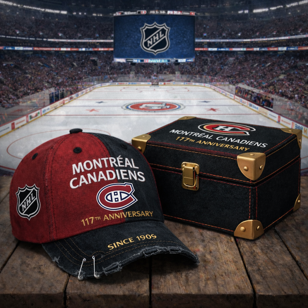 Premium NHL MC Anniversary Vintage Crackle Hat V7 NMD CTKT