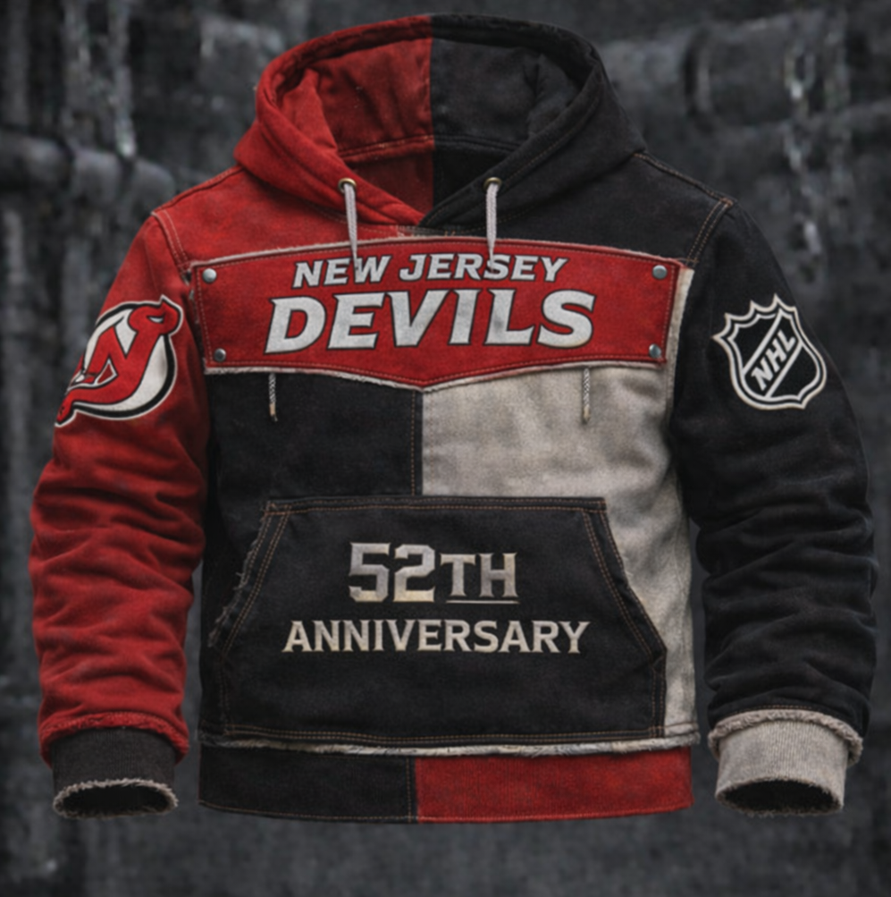 Premium NHL NJD Anniversary Vintage Hoodie V1 NMD CTKT