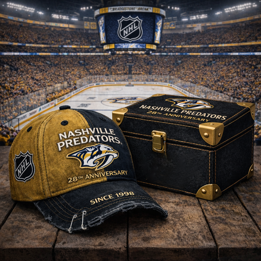 Premium NHL NP Anniversary Vintage Crackle Hat V7 NMD CTKT