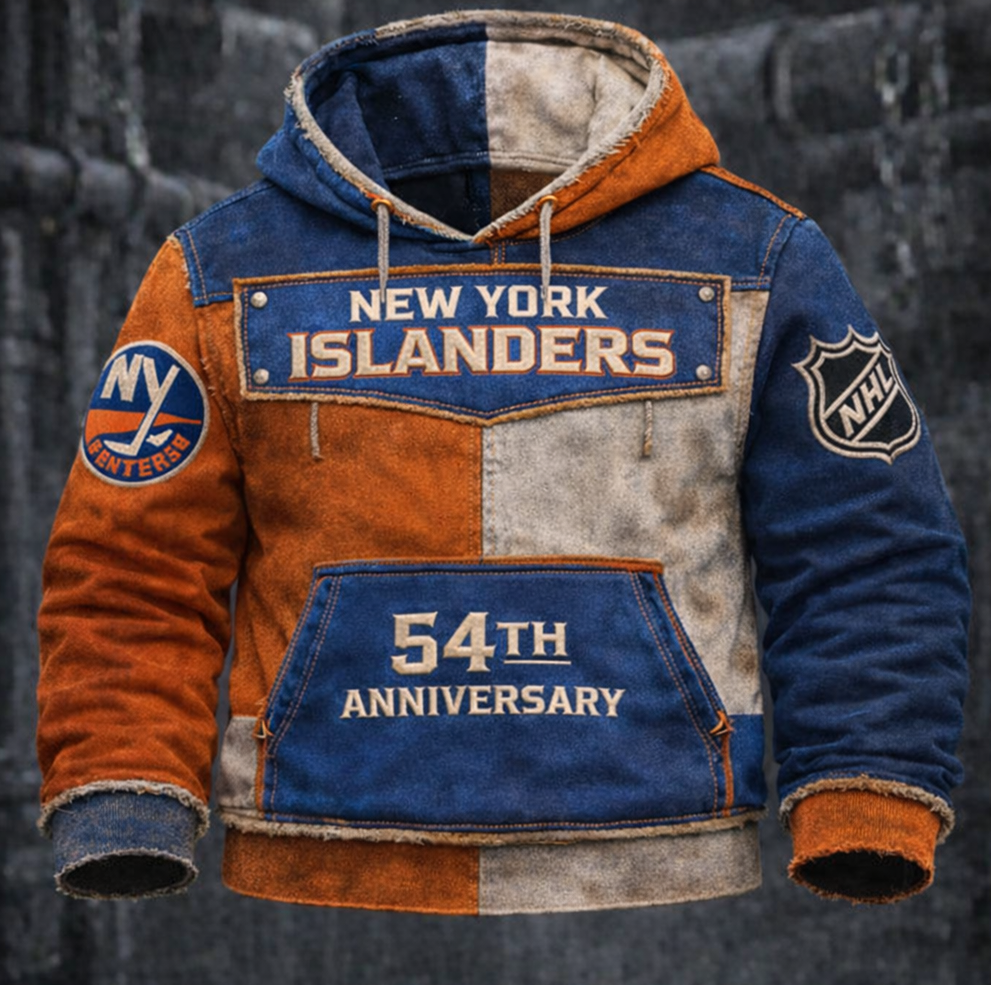 Premium NHL NYI Anniversary Vintage Hoodie V1 NMD CTKT