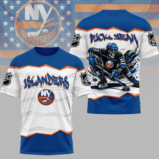 Premium NHL NYI Puck Yeah T-shirt V1 NMD TTV