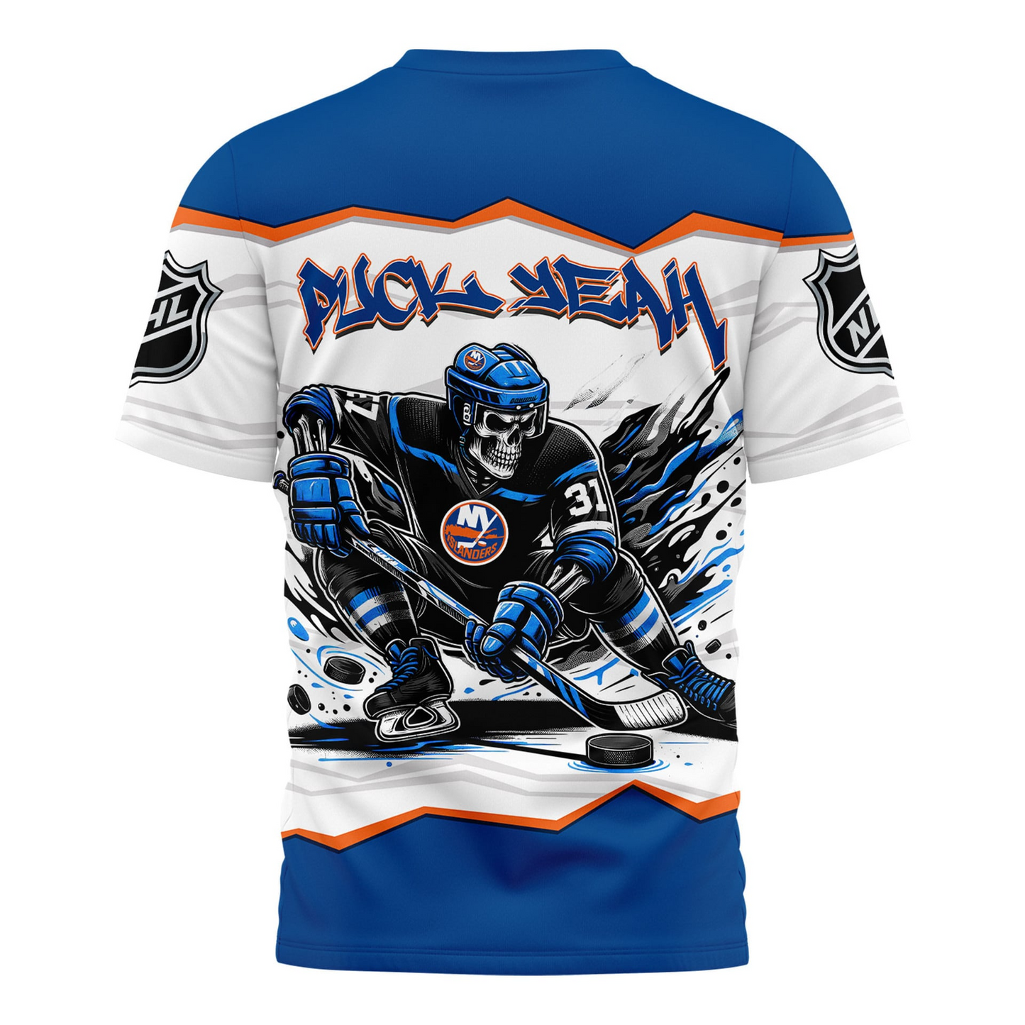 Premium NHL NYI Puck Yeah T-shirt V1 NMD TTV