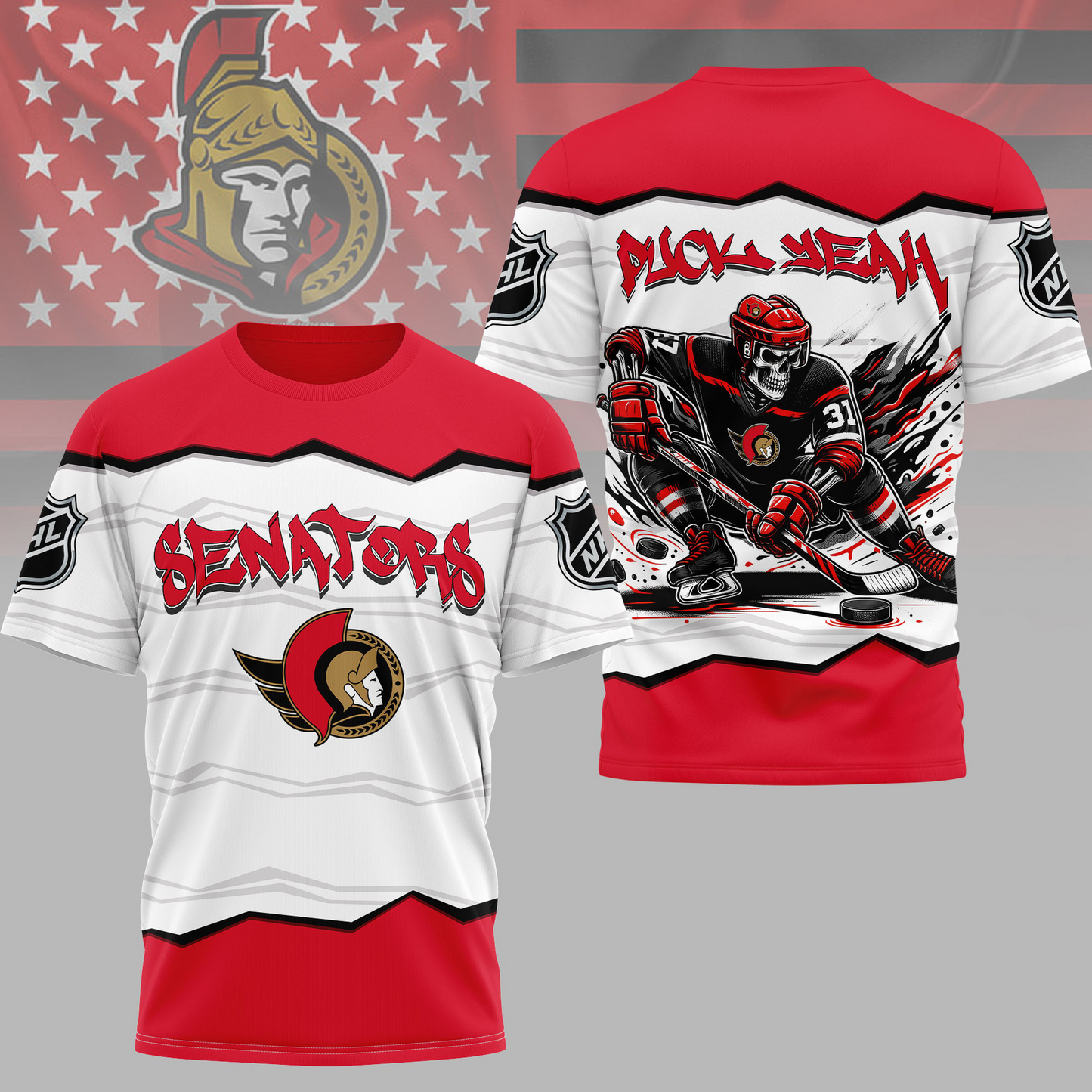 Premium NHL OS Puck Yeah T-shirt V1 NMD TTV