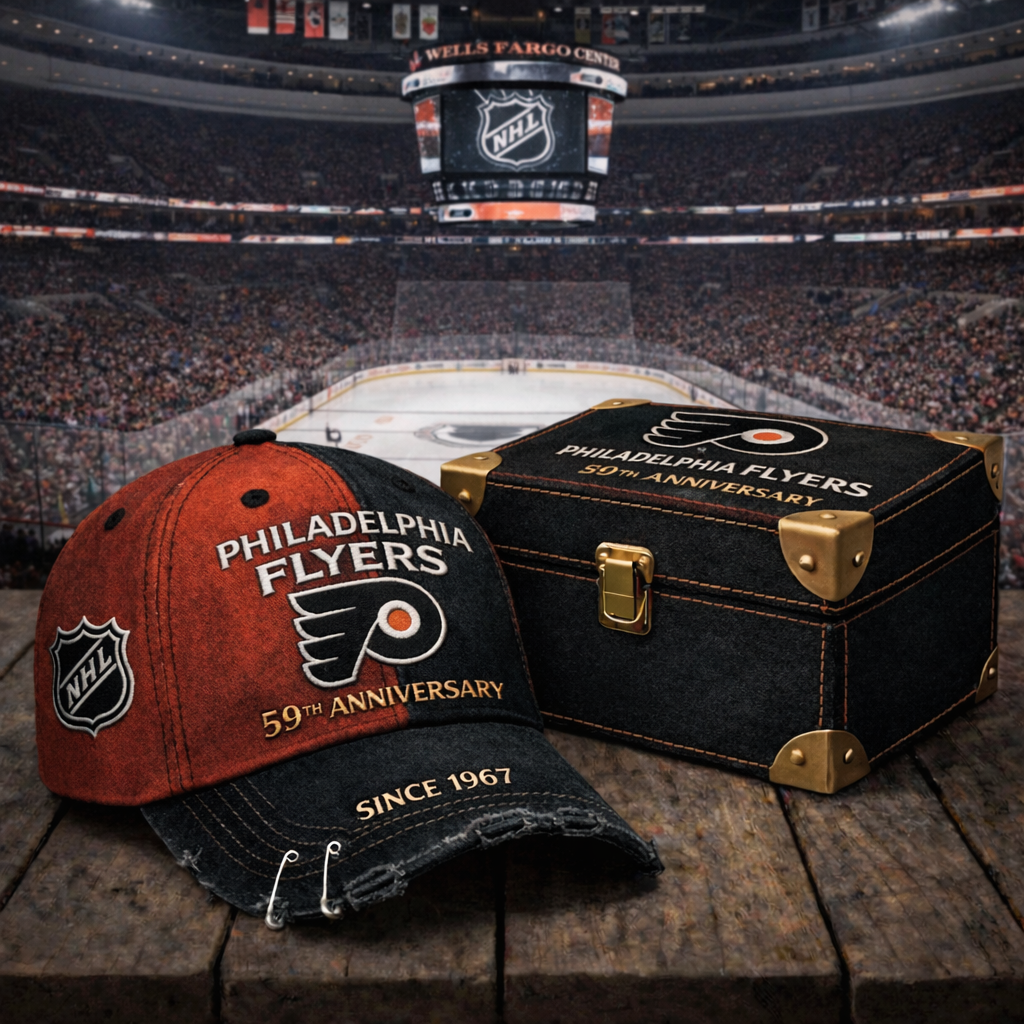 Premium NHL PF Anniversary Vintage Crackle Hat V7 NMD CTKT