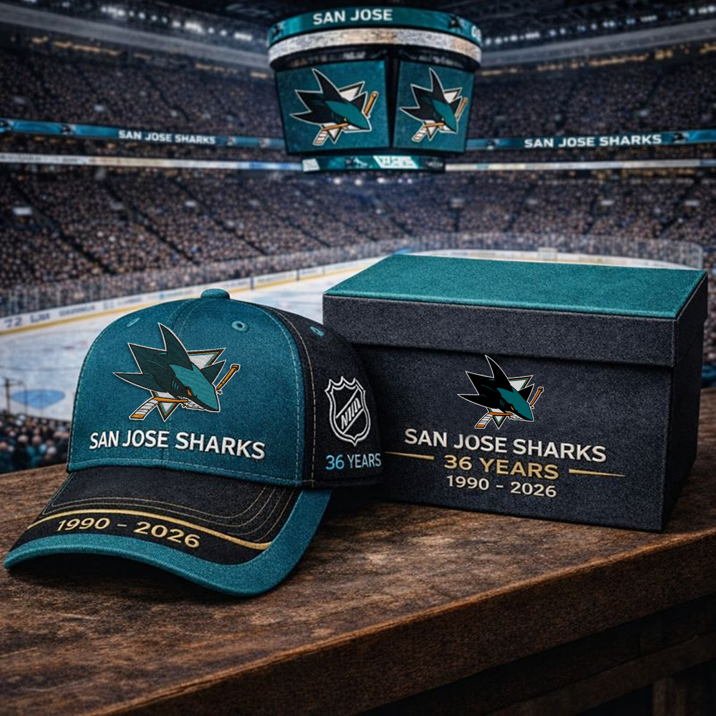 Premium NHL SJS Anniversary Hat V5 NMD NHT