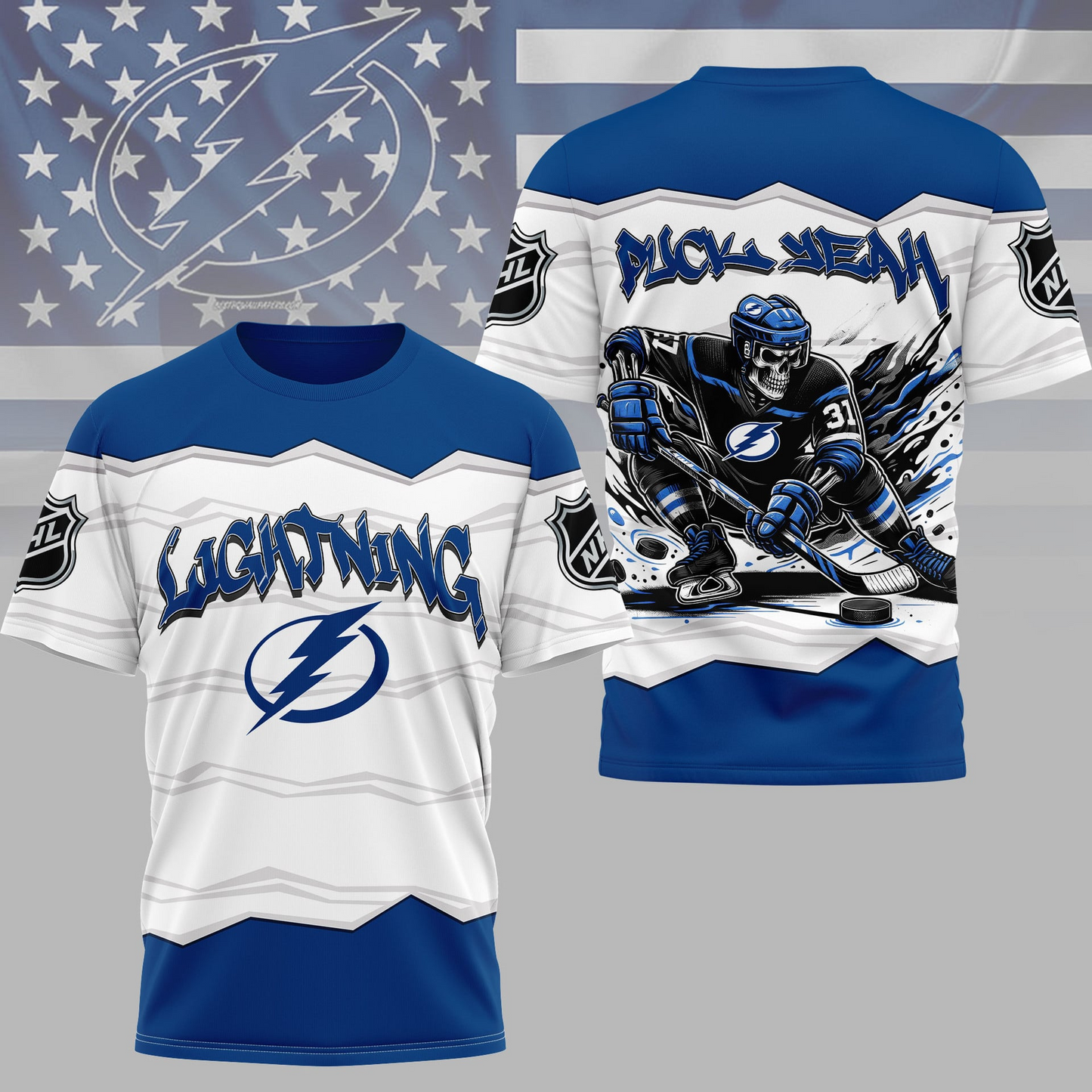 Premium NHL TBL Puck Yeah T-shirt V1 NMD TTV