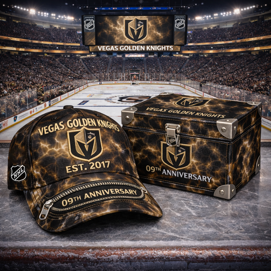 Premium NHL VGK Anniversary Tie-Dye Heritage Zipper Cap V9 NMD CTKT