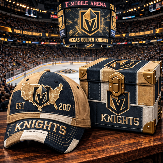 Premium NHL VGK Heritage Patchwork Vintage Cap V12 NMD CTKT