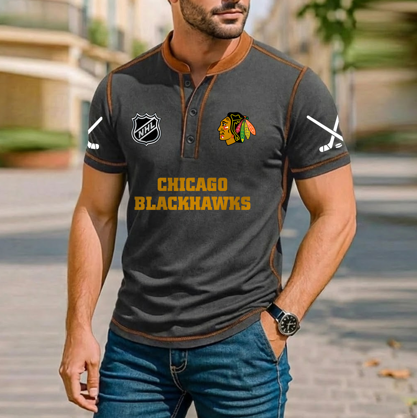 PREMIUM NHL X CB Royals  Casual T-Shirt NDT VHM
