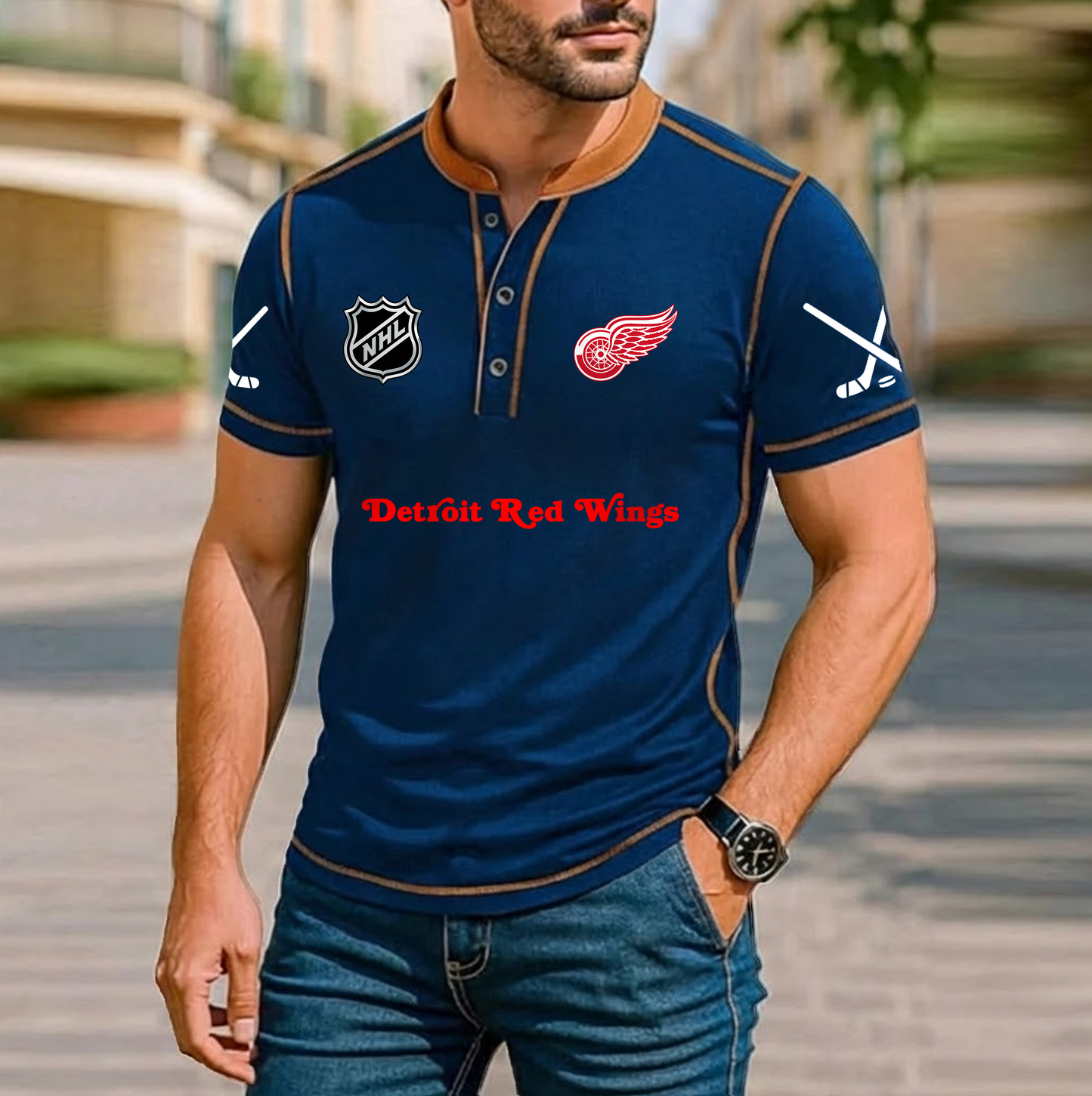PREMIUM NHL X DRW Royals  Casual T-Shirt NDT VHM
