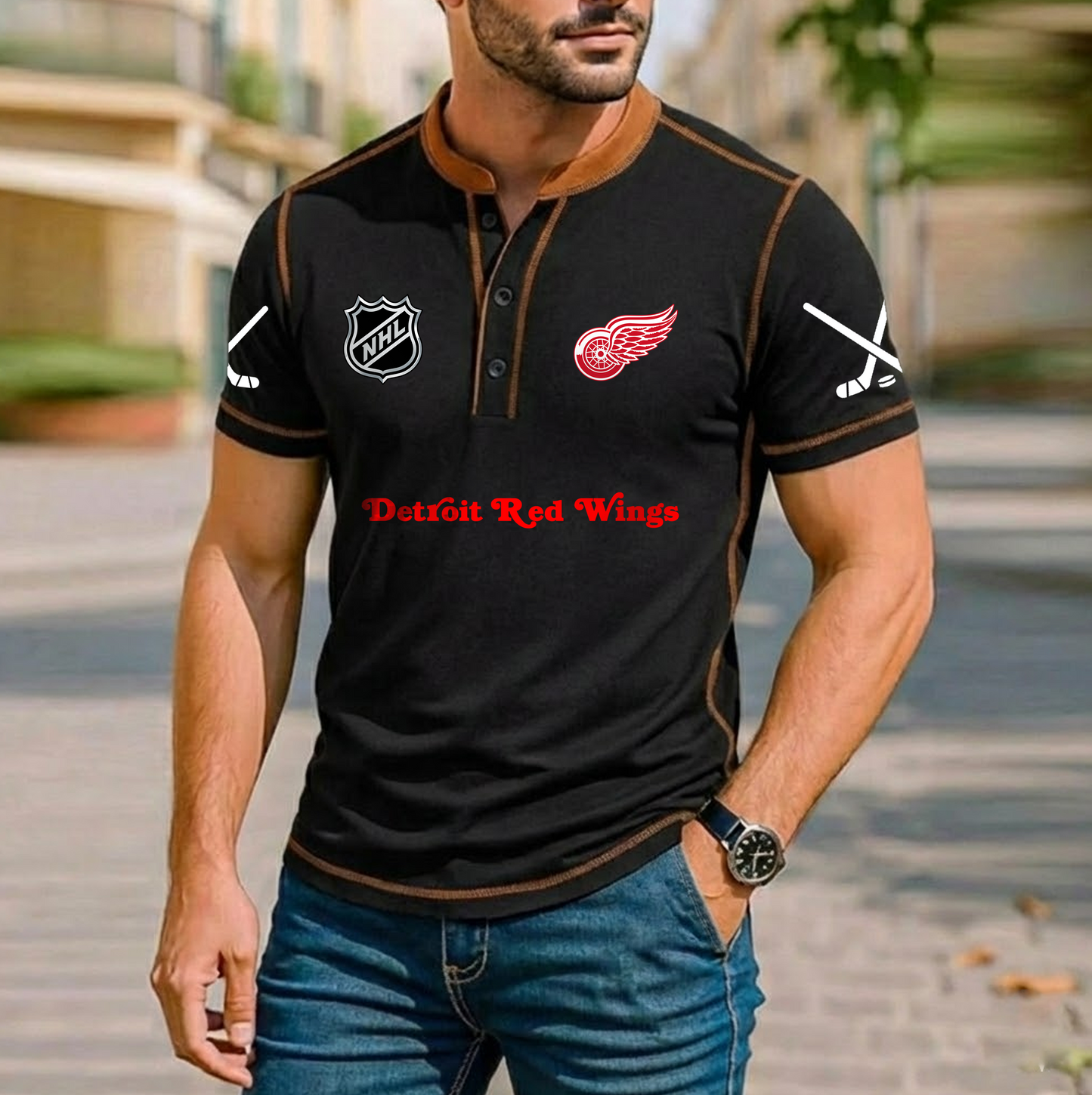 PREMIUM NHL X DRW Royals  Casual T-Shirt NDT VHM