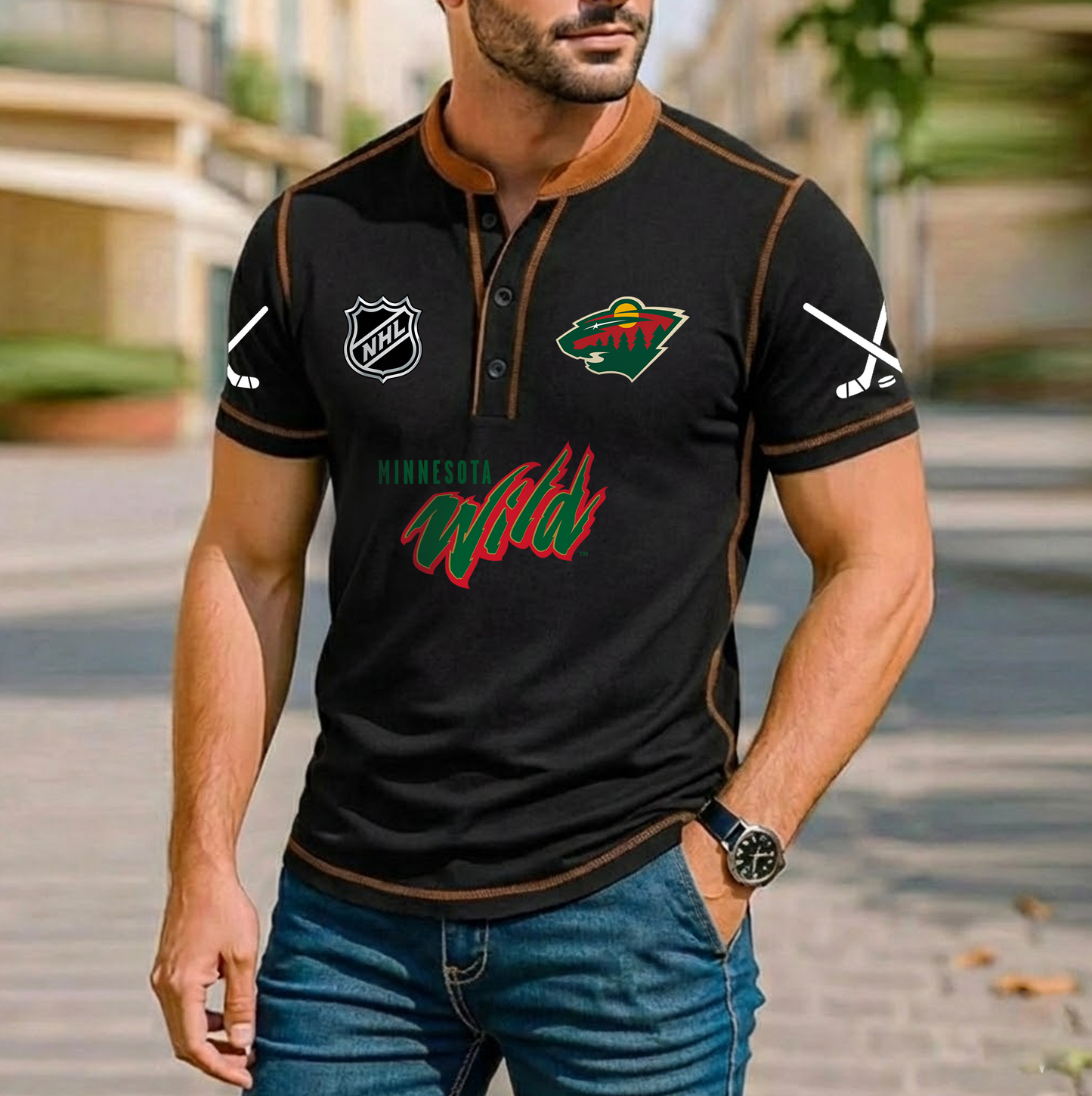 PREMIUM NHL X MW Royals  Casual T-Shirt NDT VHM