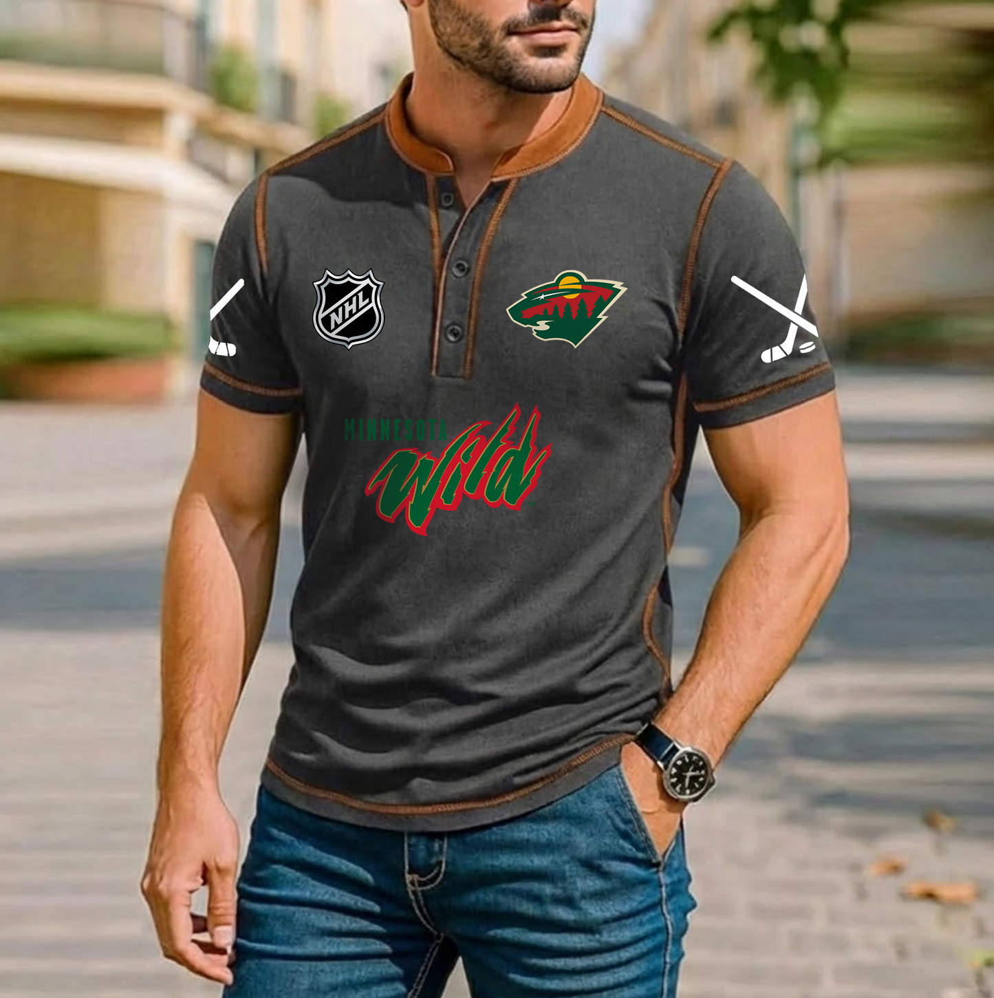 PREMIUM NHL X MW Royals  Casual T-Shirt NDT VHM