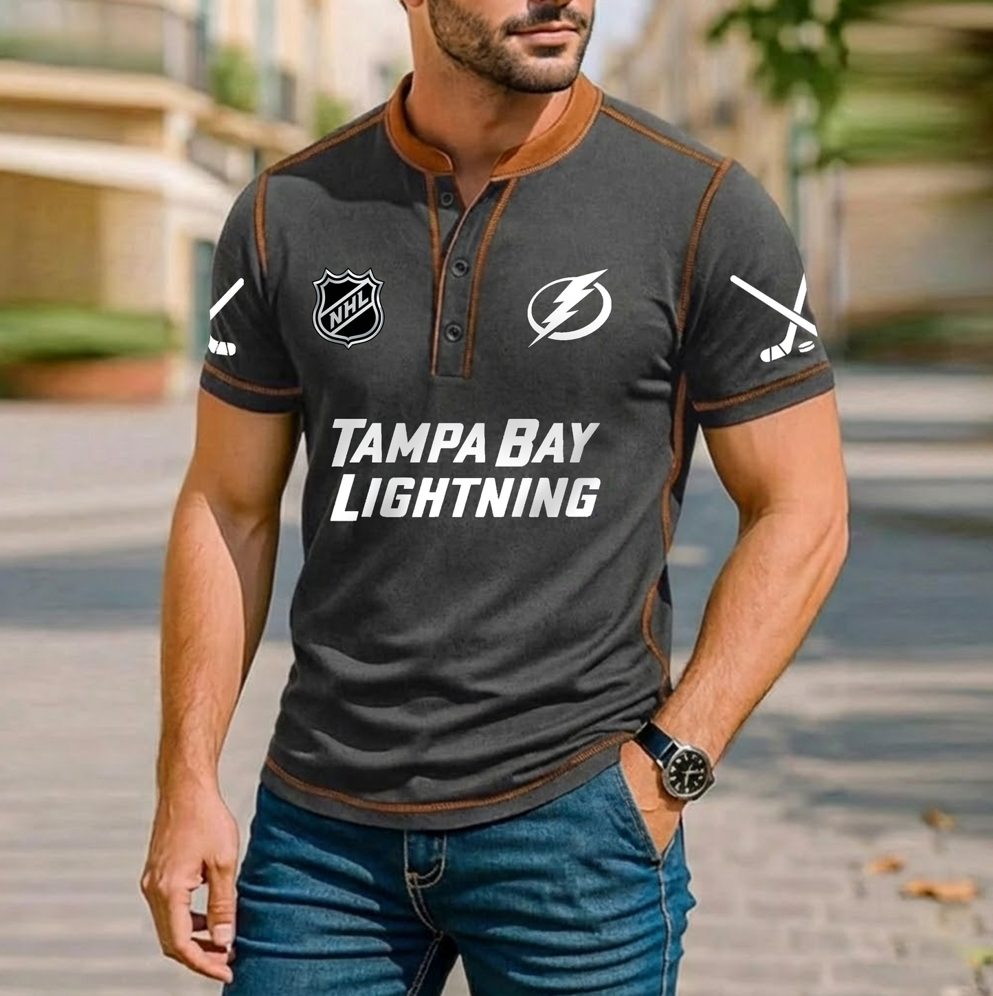 PREMIUM NHL X TBL Royals  Casual T-Shirt NDT VHM