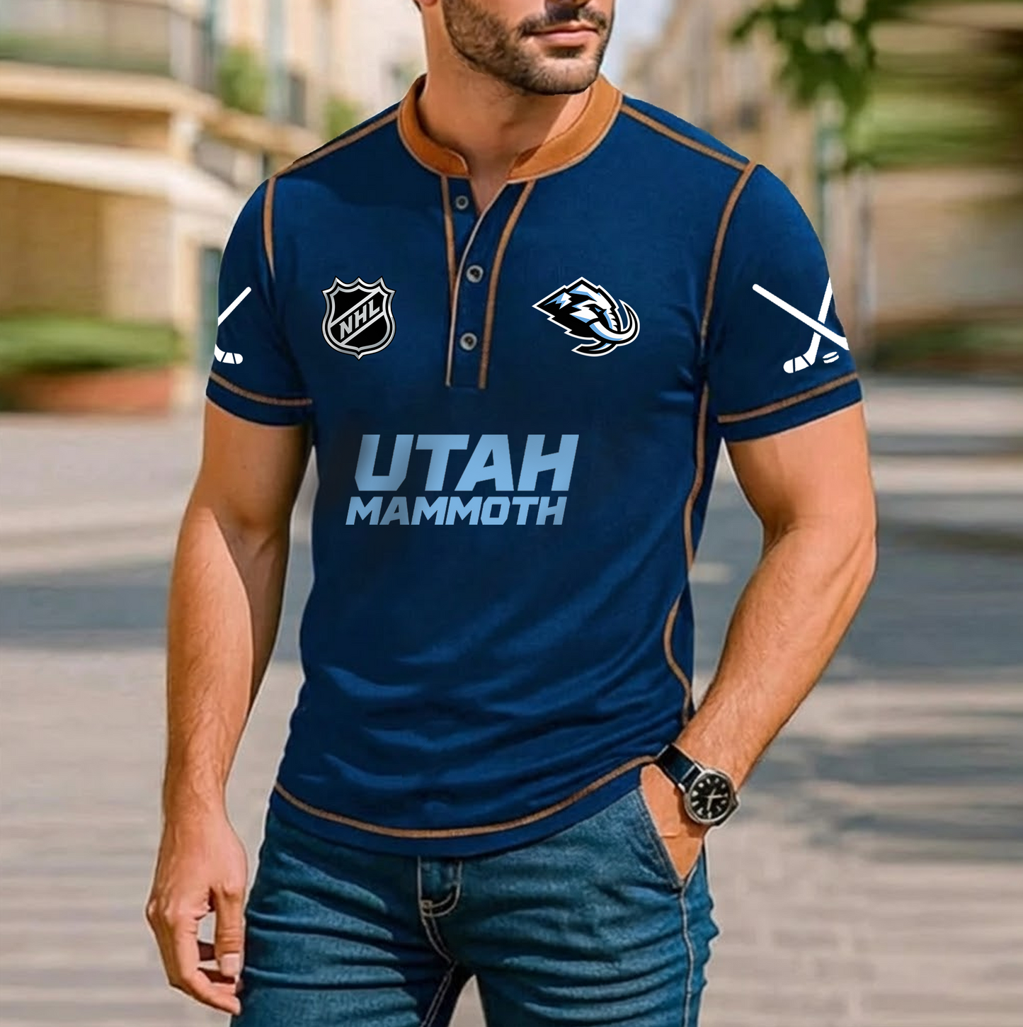 PREMIUM NHL X UM Royals  Casual T-Shirt NDT VHM
